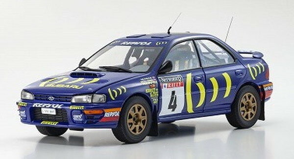 楽天市場】オートアート 1／18 ミニカー スバル インプレッサ wrc 1997