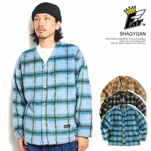 楽天市場】FAT エフエーティー（カーディガン｜トップス）：メンズ