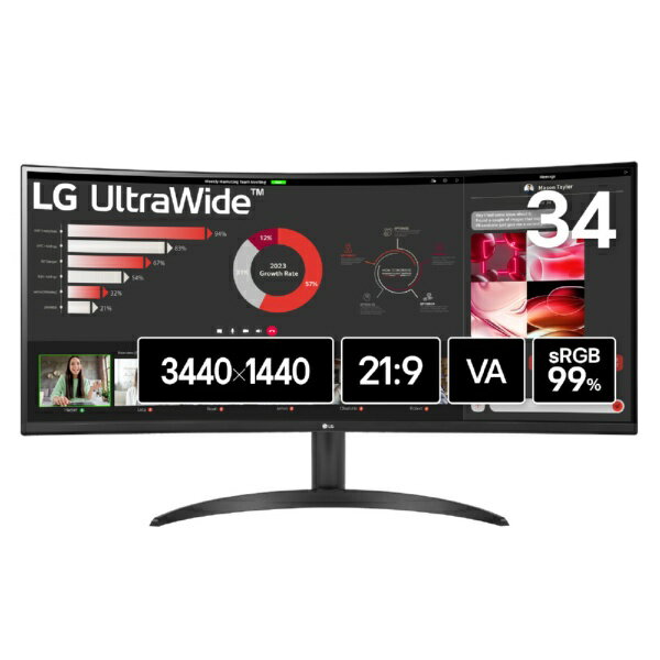 楽天市場】lg モニター ディスプレイ 34wn750-bの通販