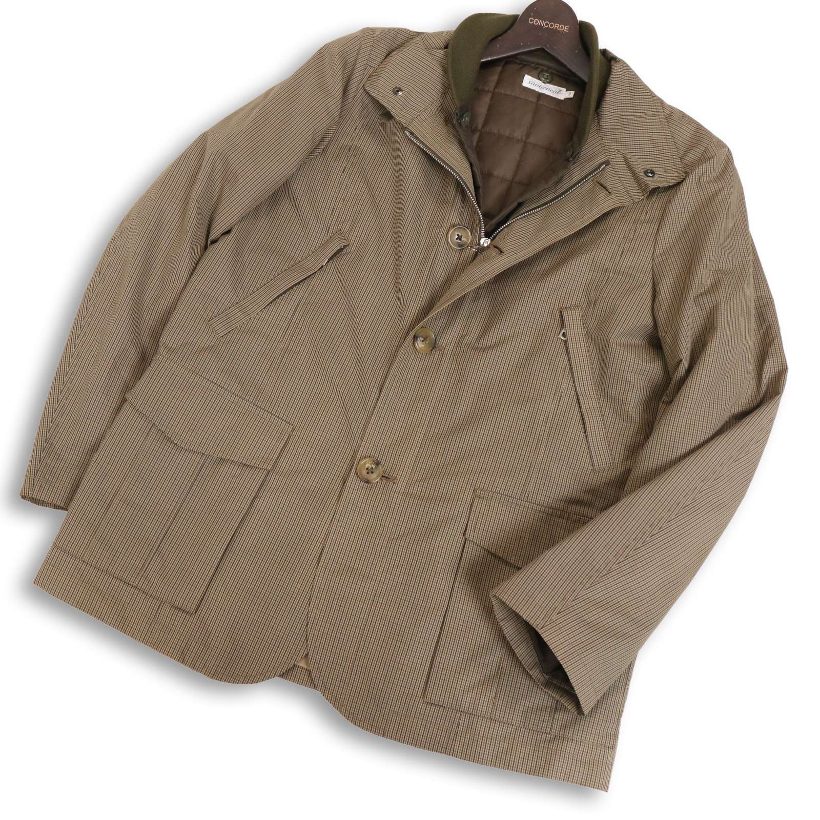 楽天市場】SOUTIENCOL ステンカラーコートの通販