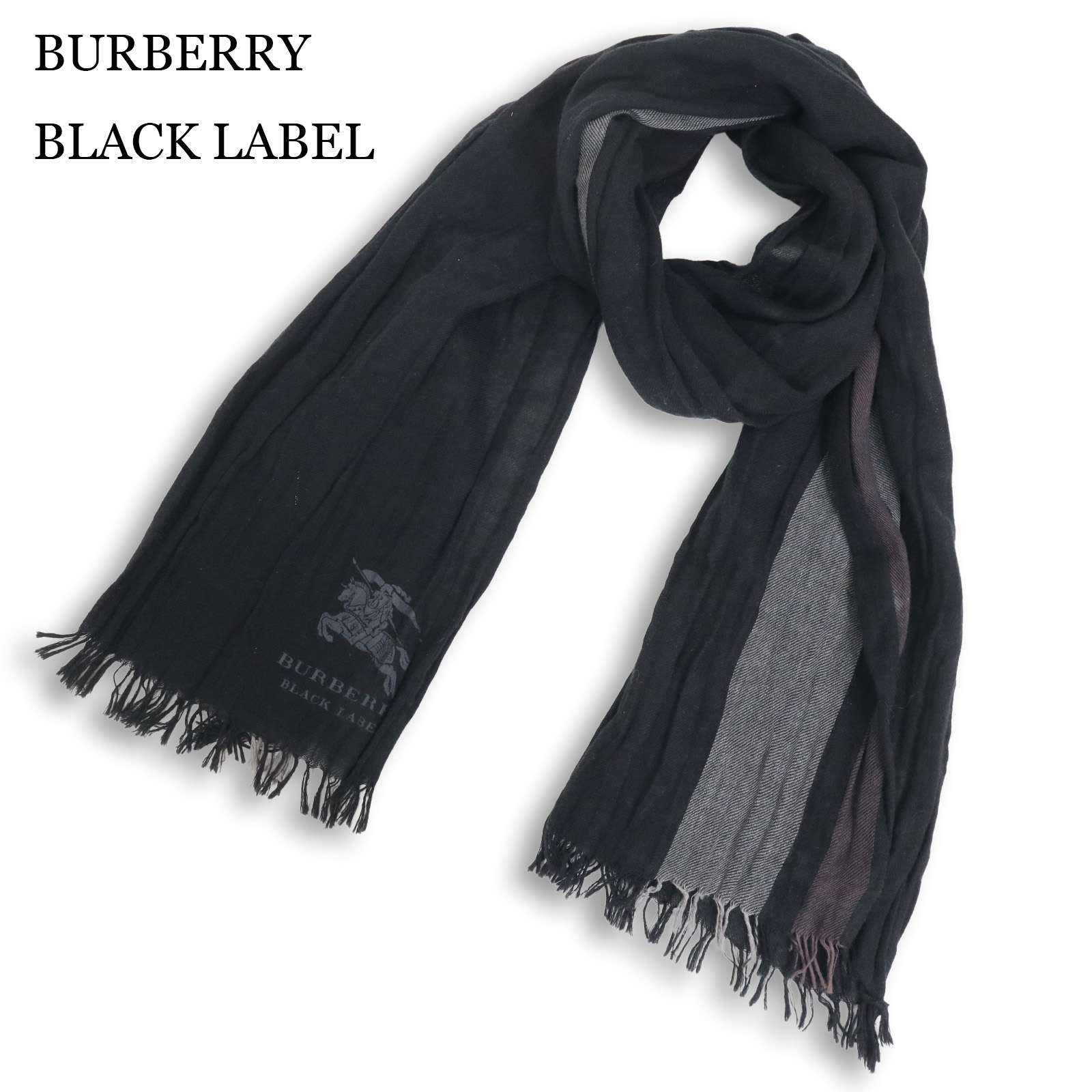 楽天市場】バーバリー ブラックレーベル マフラー カシミヤの通販