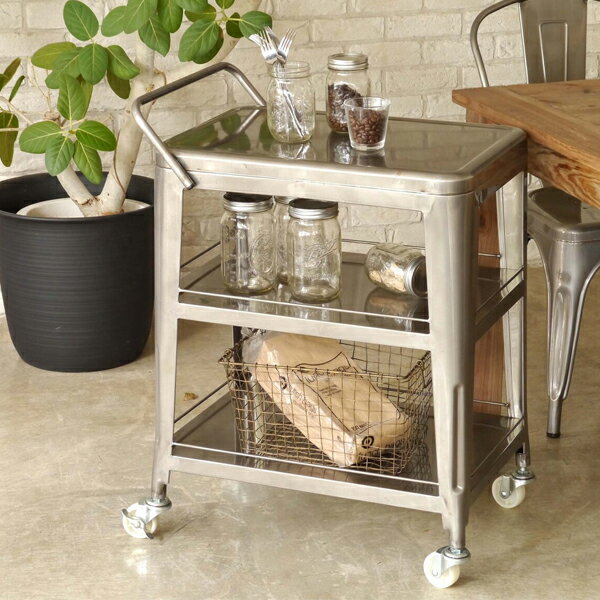 楽天市場】レトロ（キッチンワゴン｜キッチン収納）：収納家具