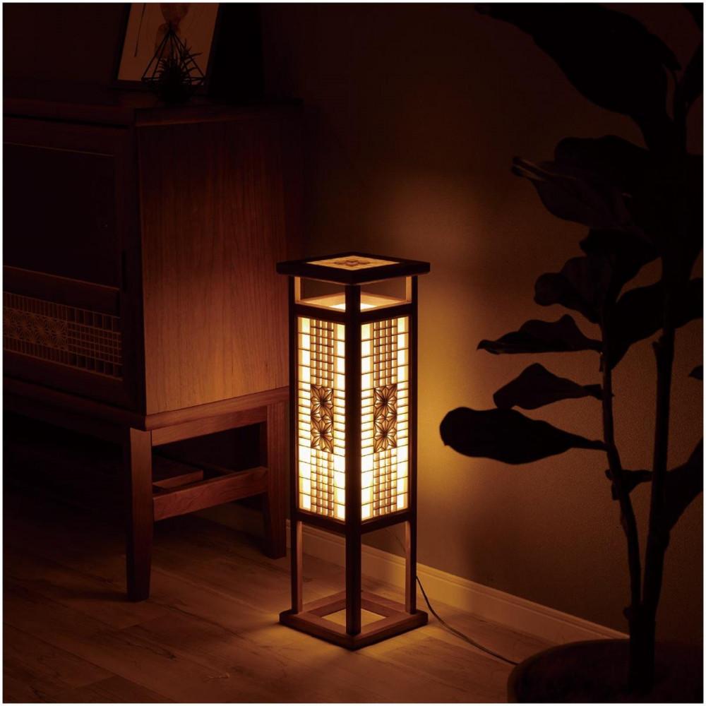 楽天市場】組子（フロアスタンド・ランプ｜ライト・照明器具