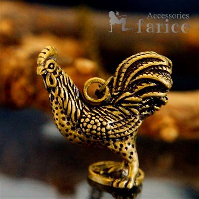 楽天市場】ニワトリ 置物 金の通販