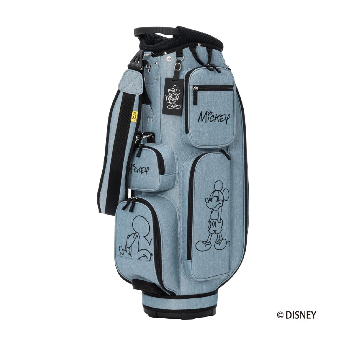楽天市場】ミッキーマウス キャディバッグ（カラーグレー）（ゴルフ