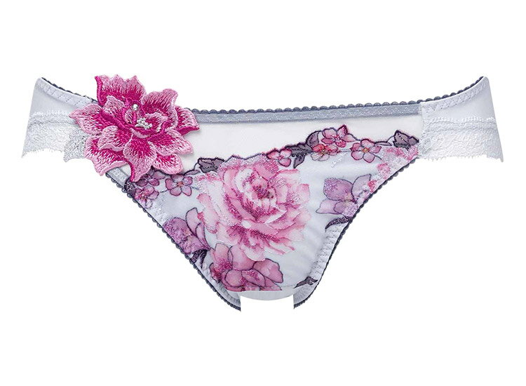 楽天市場】サルート リボンブラ（カラーパープル）（ショーツ