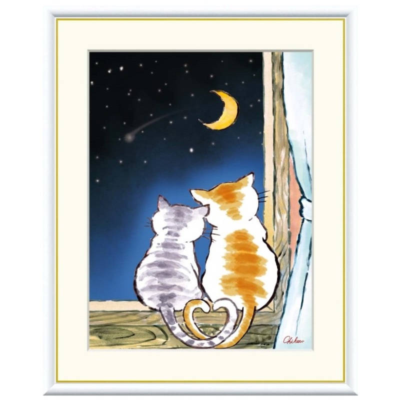 楽天市場】三日月（日本画｜絵画）：アート・美術品・骨董品・民芸品