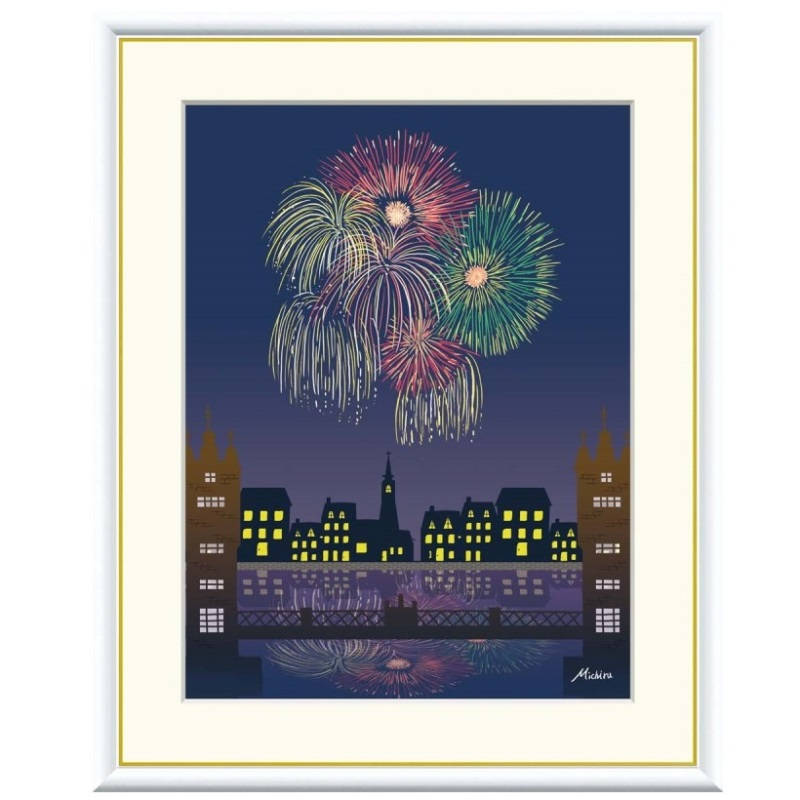 楽天市場】花火（日本画｜絵画）：アート・美術品・骨董品・民芸品