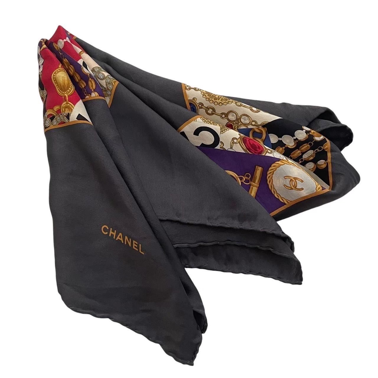 楽天市場】シャネル スカーフ 大判の通販