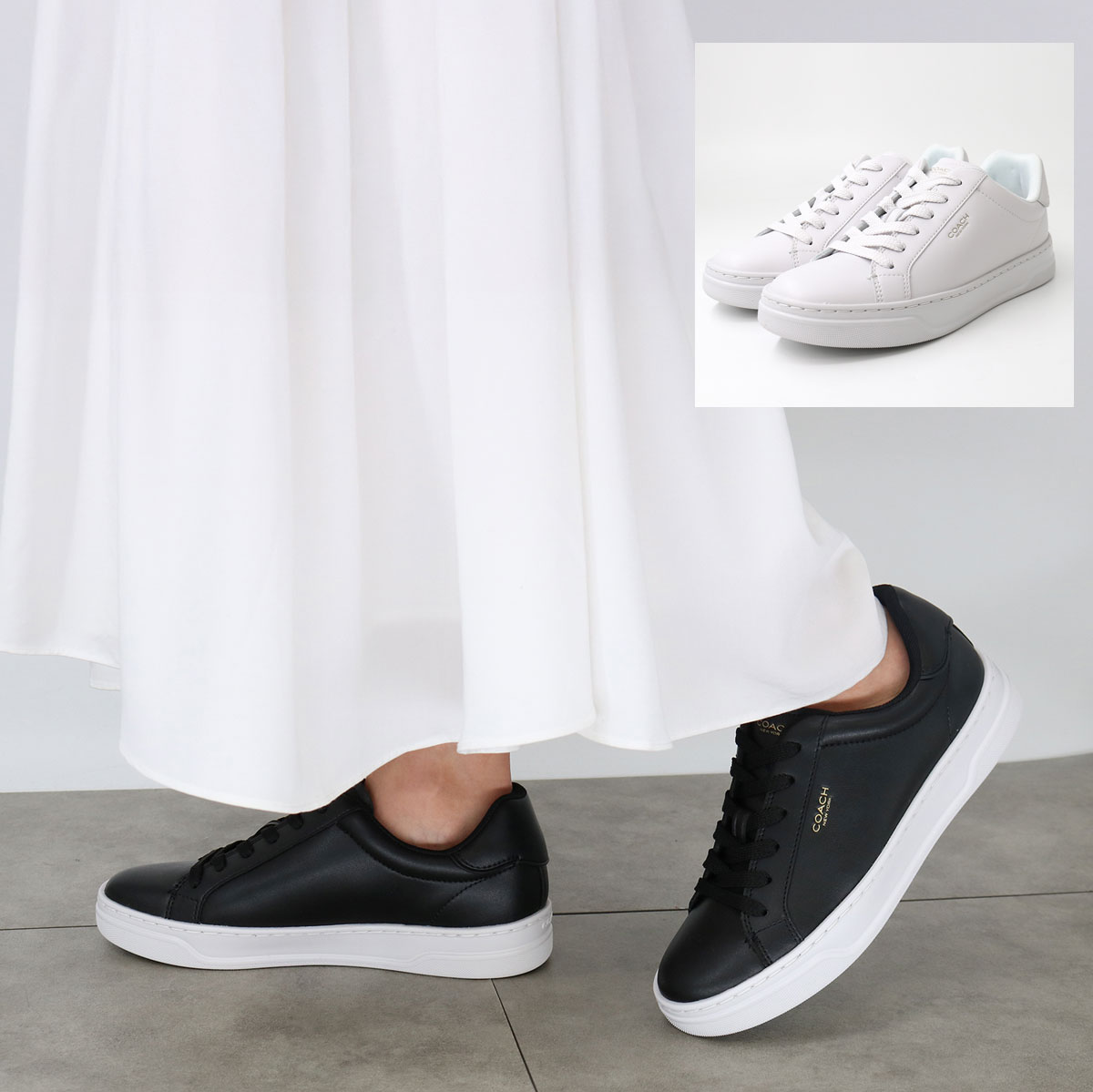 楽天市場】白 スニーカー（ブランドコーチ）（靴）の通販