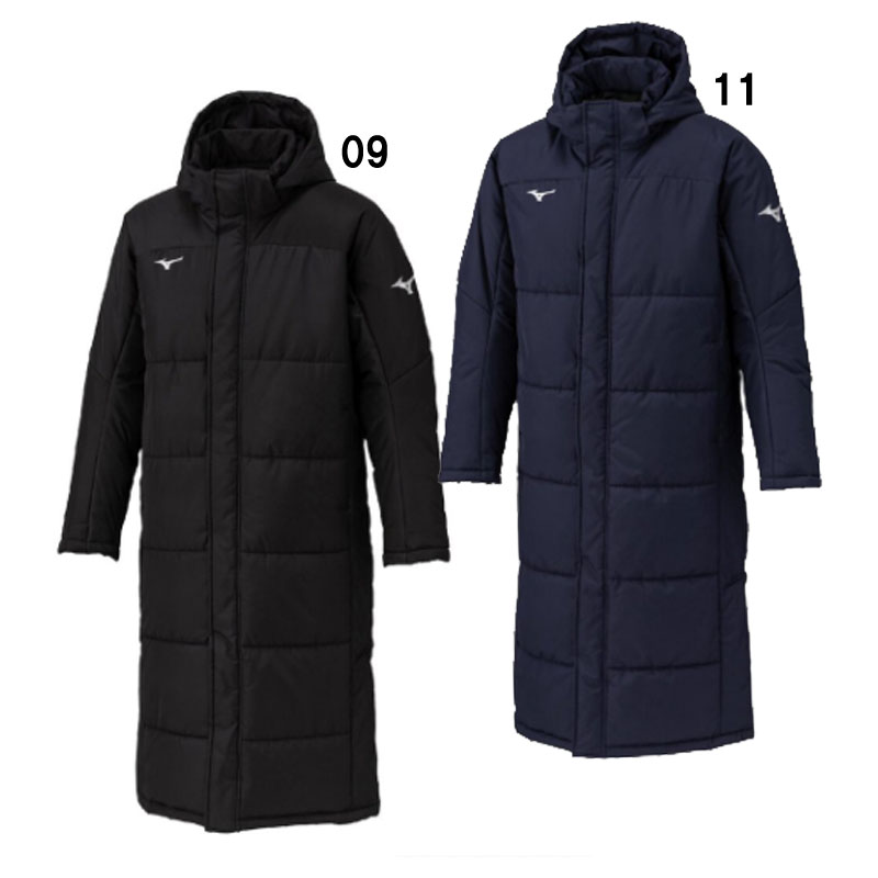 楽天市場】ミズノ ベンチコート（カラーネイビー）（スポーツウェア