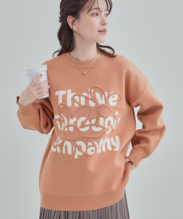 楽天市場】ロゴ（カラーオレンジ）（ニット・セーター｜トップス