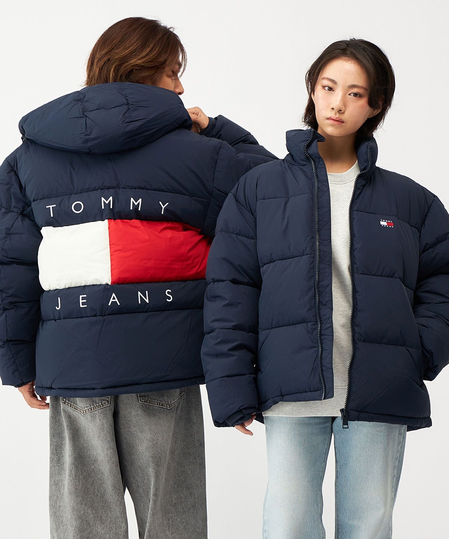 楽天市場】トミーヒルフィガー フーデッド ダウン ジャケットの通販