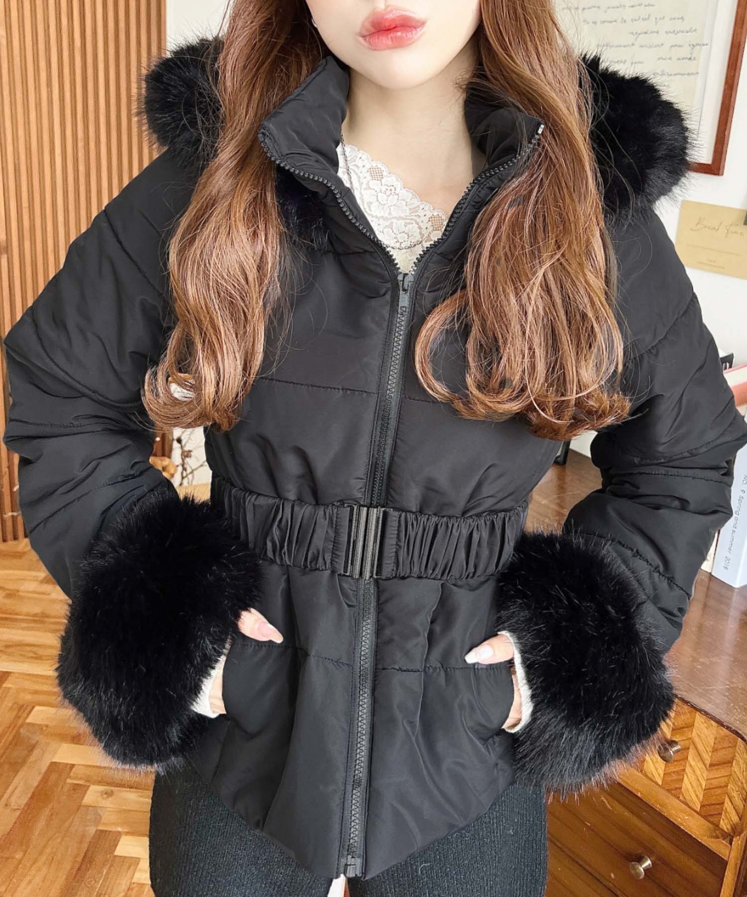 楽天市場】ファー（種類（コート・ジャケット）ダウンジャケット