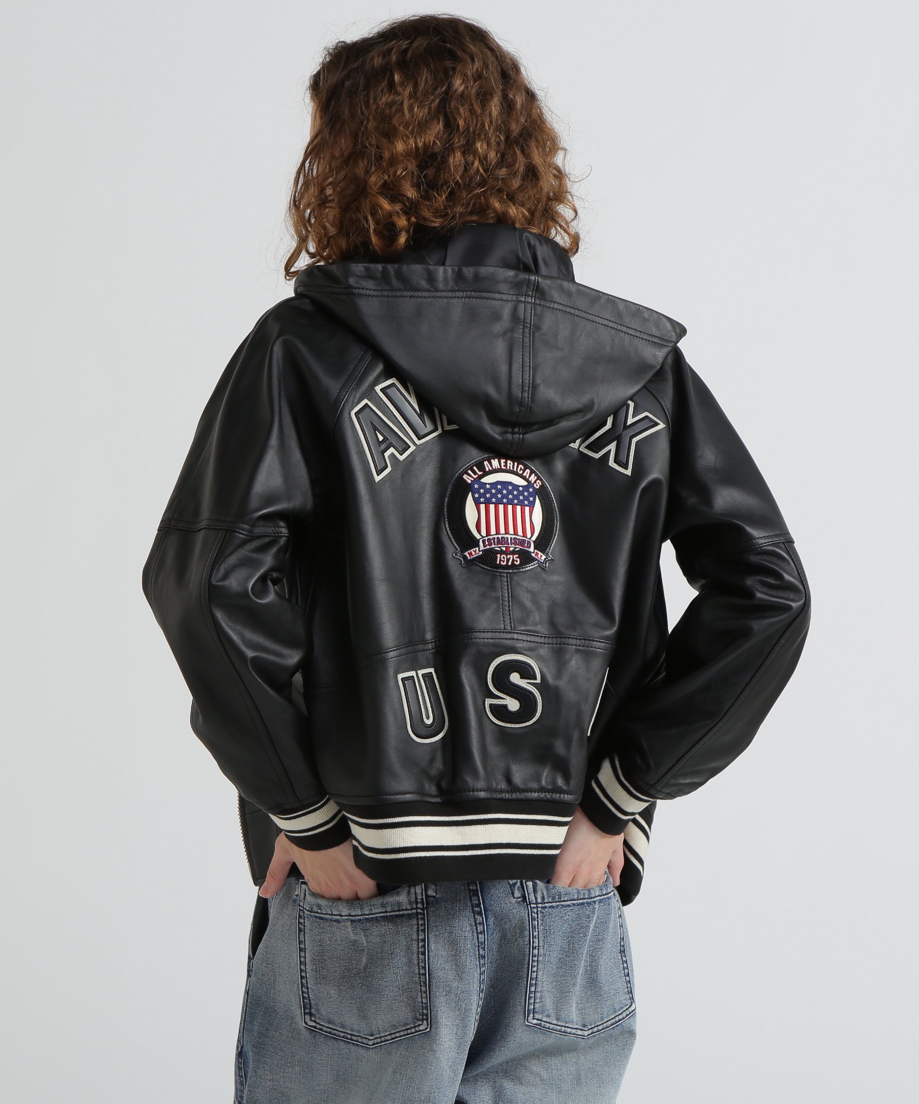 楽天市場】avirex レザー（レディースファッション）の通販