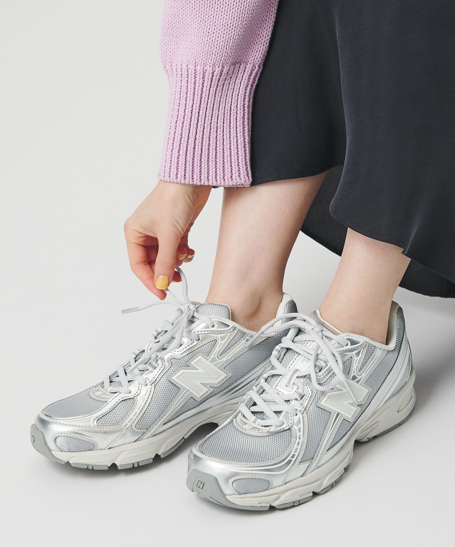 楽天市場】ニューバランス スニーカー（カラーシルバー）（スニーカー