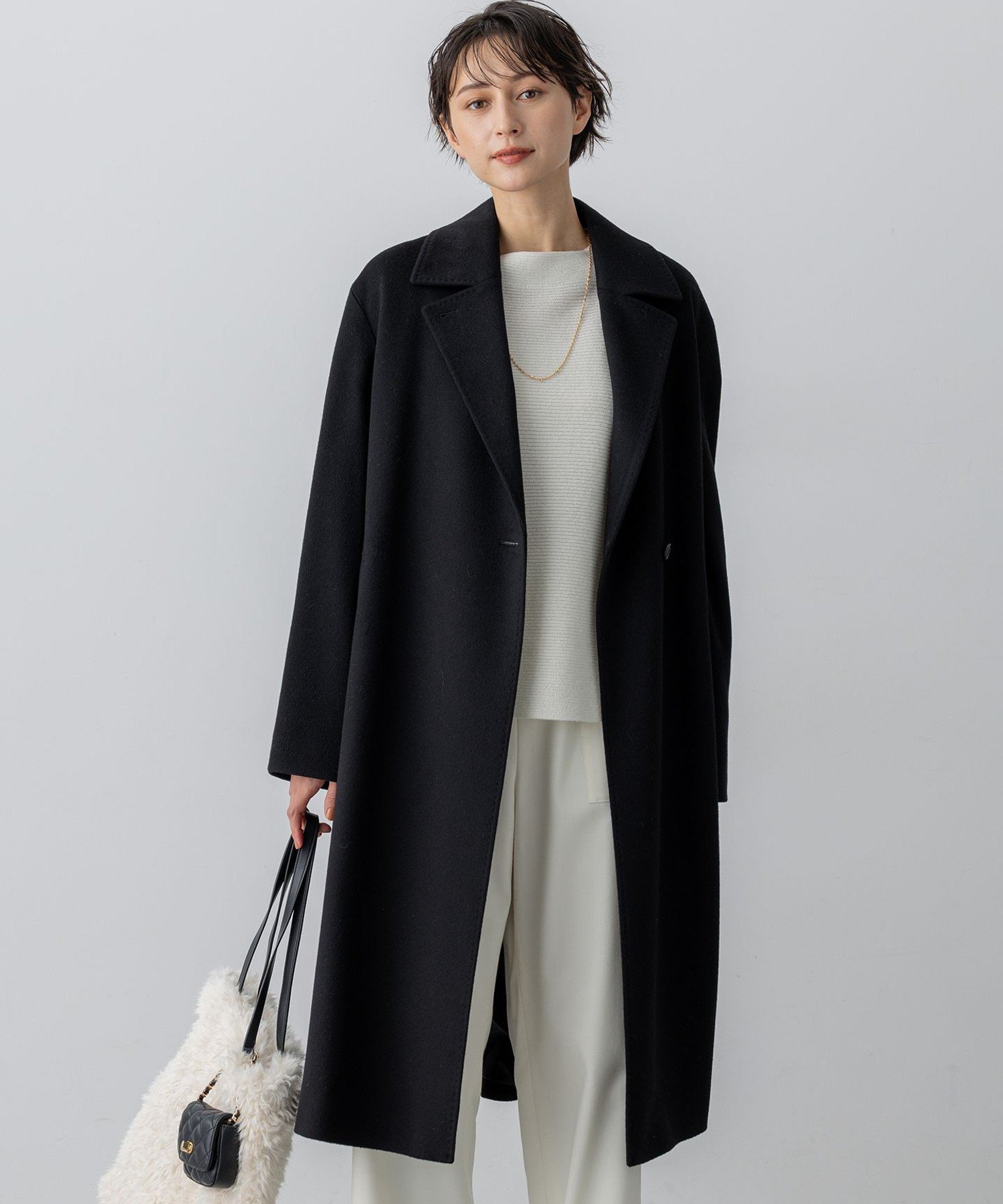 楽天市場】カシミヤ コート（ブランド23区）（レディースファッション