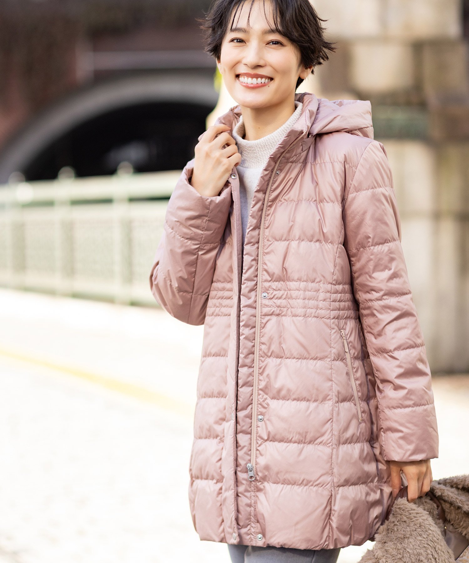 楽天市場】デコイ（カラーピンク）（コート・ジャケット｜レディース