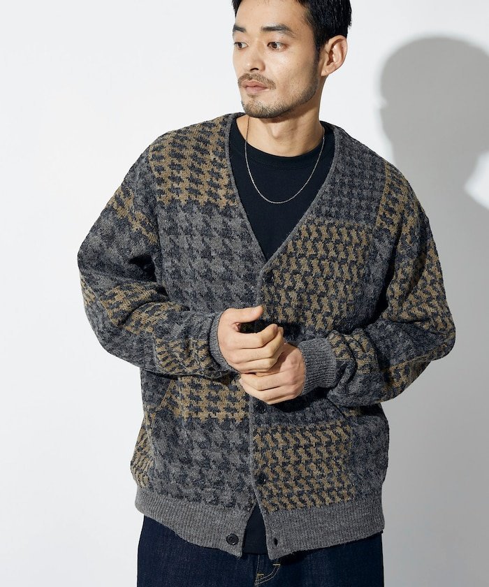 楽天市場】パッチワーク（カーディガン｜トップス）：メンズ