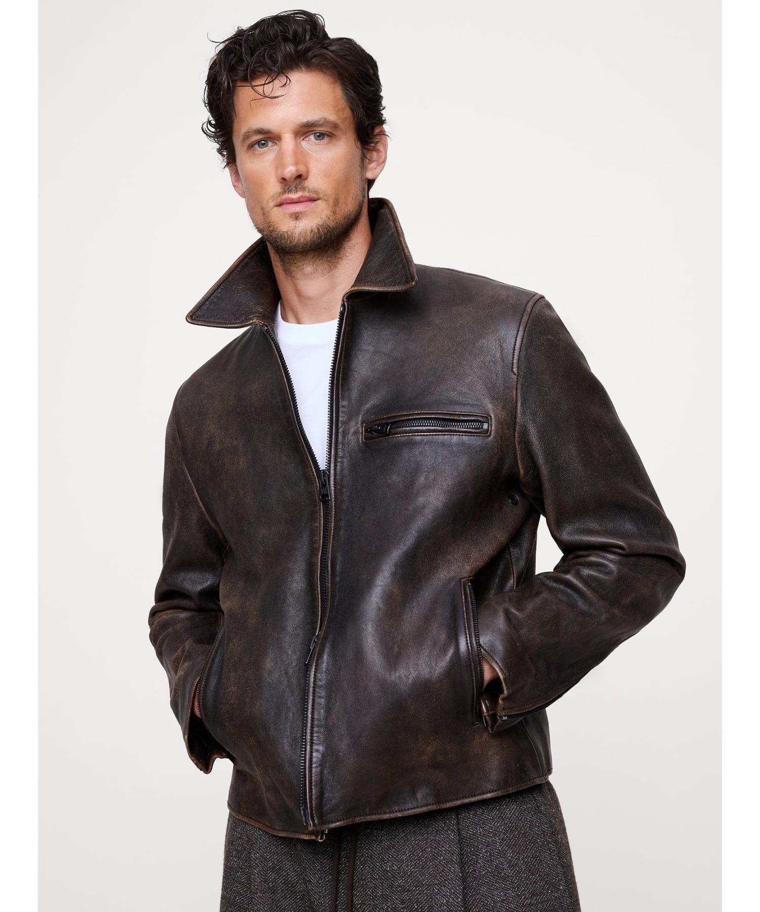 楽天市場】banana republic レザージャケットの通販