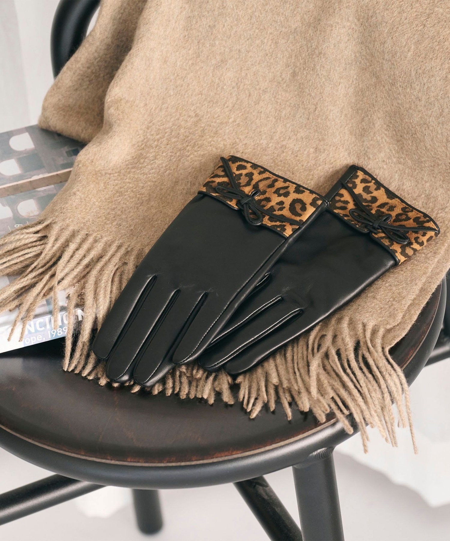 楽天市場】手袋（柄ヒョウ・レオパード）（バッグ・小物・ブランド雑貨