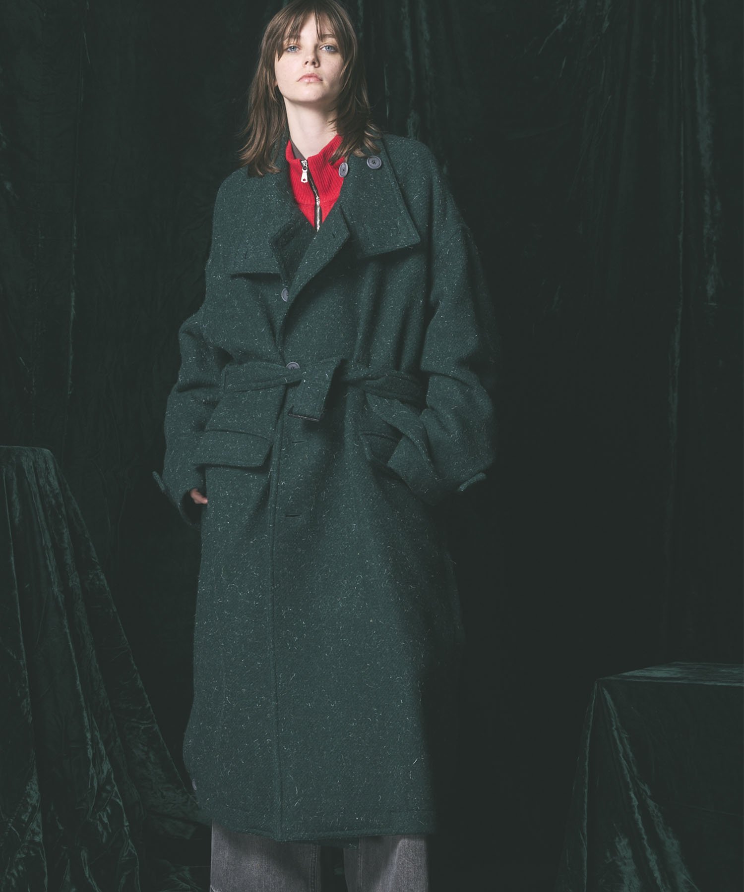 楽天市場】maison special ステンカラーコートの通販