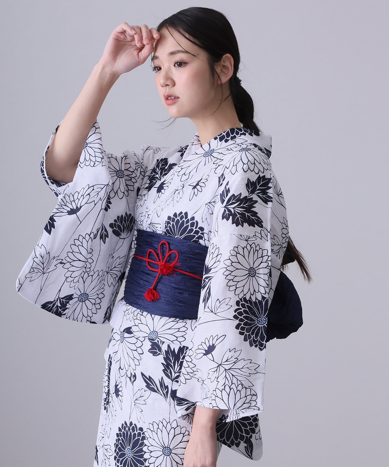 楽天市場】浴衣 ネイビーの通販