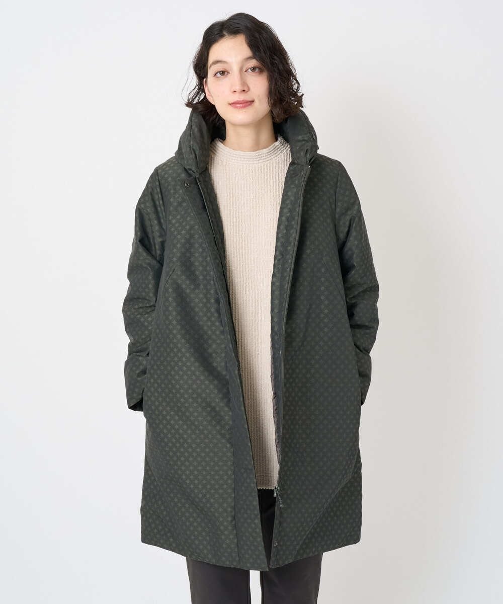 楽天市場】ダウンジャケット（柄ドット・水玉）（レディース