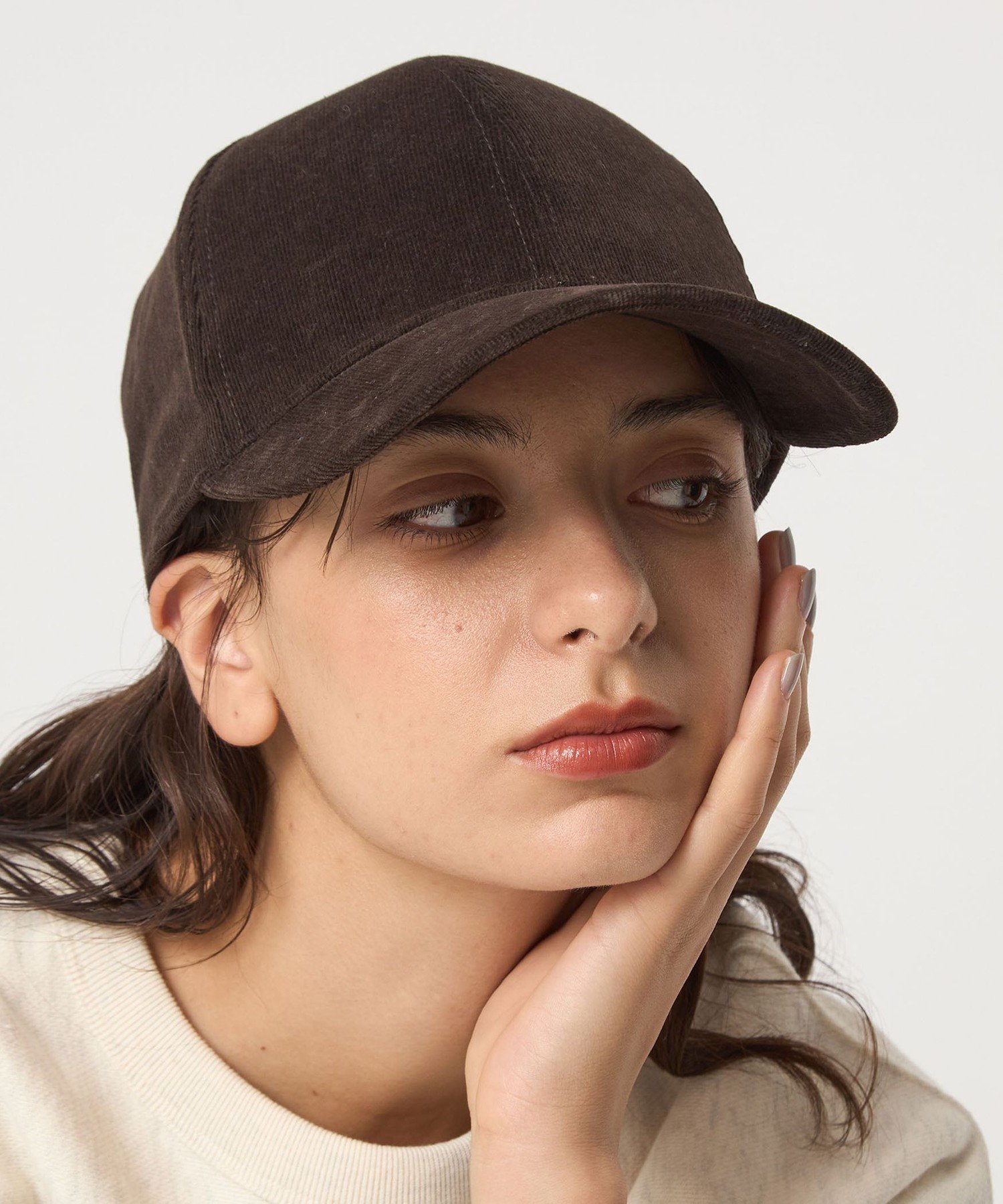 楽天市場】コーデュロイ キャップ ブラウンの通販