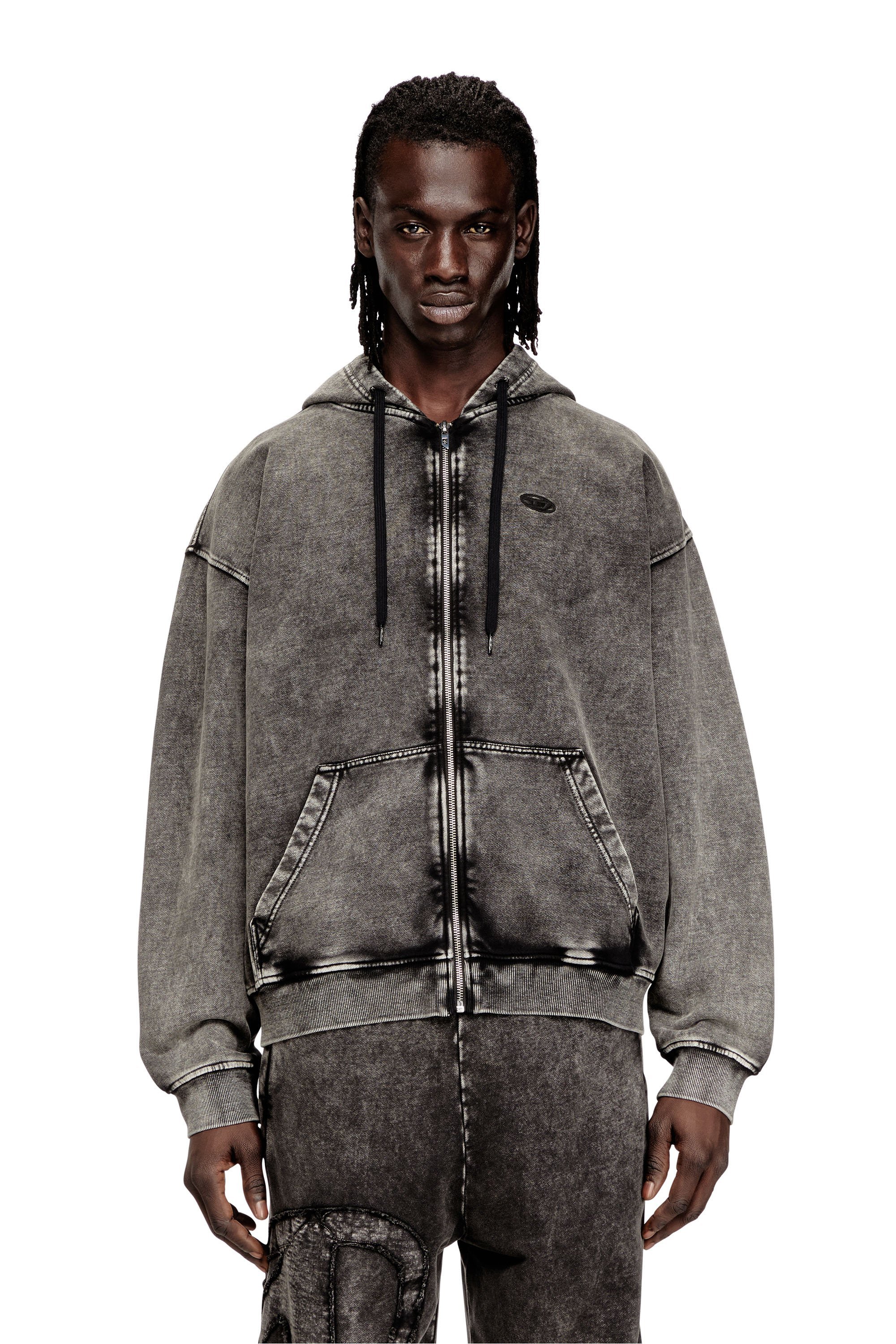 楽天市場】DIESEL（スタイル（パーカー）ジップアップパーカー