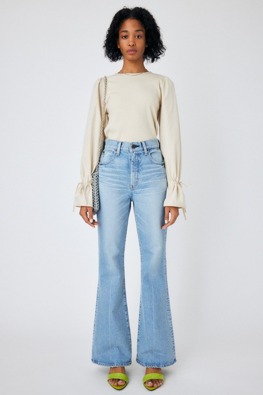 ミサモデニム】ジーンズ迷子さんにおすすめ！マウジーのフレアデニム