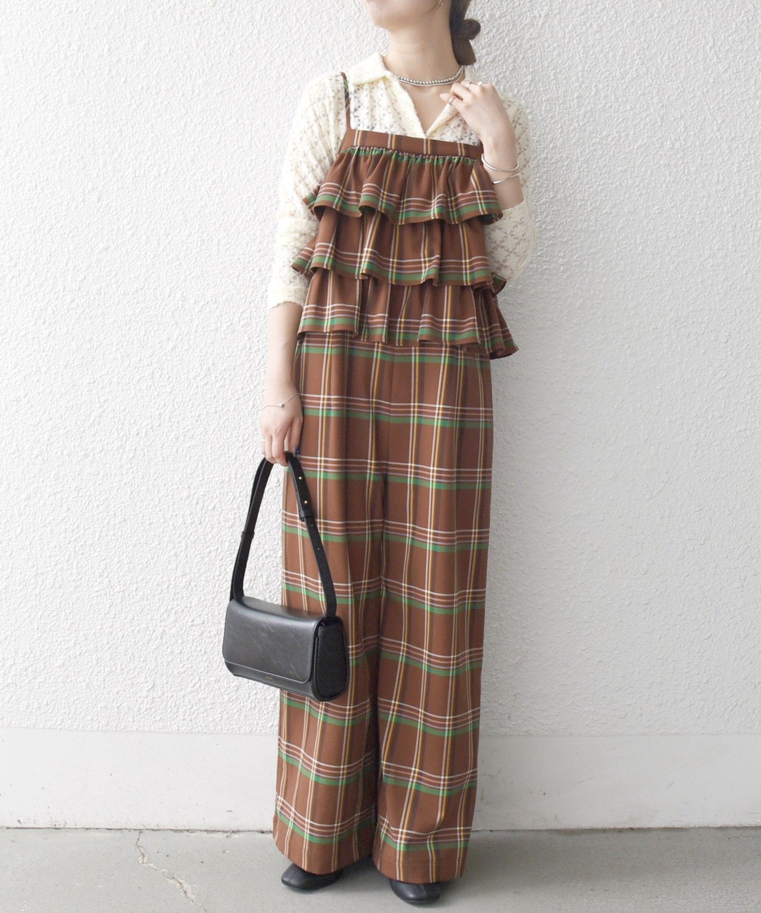 楽天市場】チェック（オールインワン・サロペット｜レディース