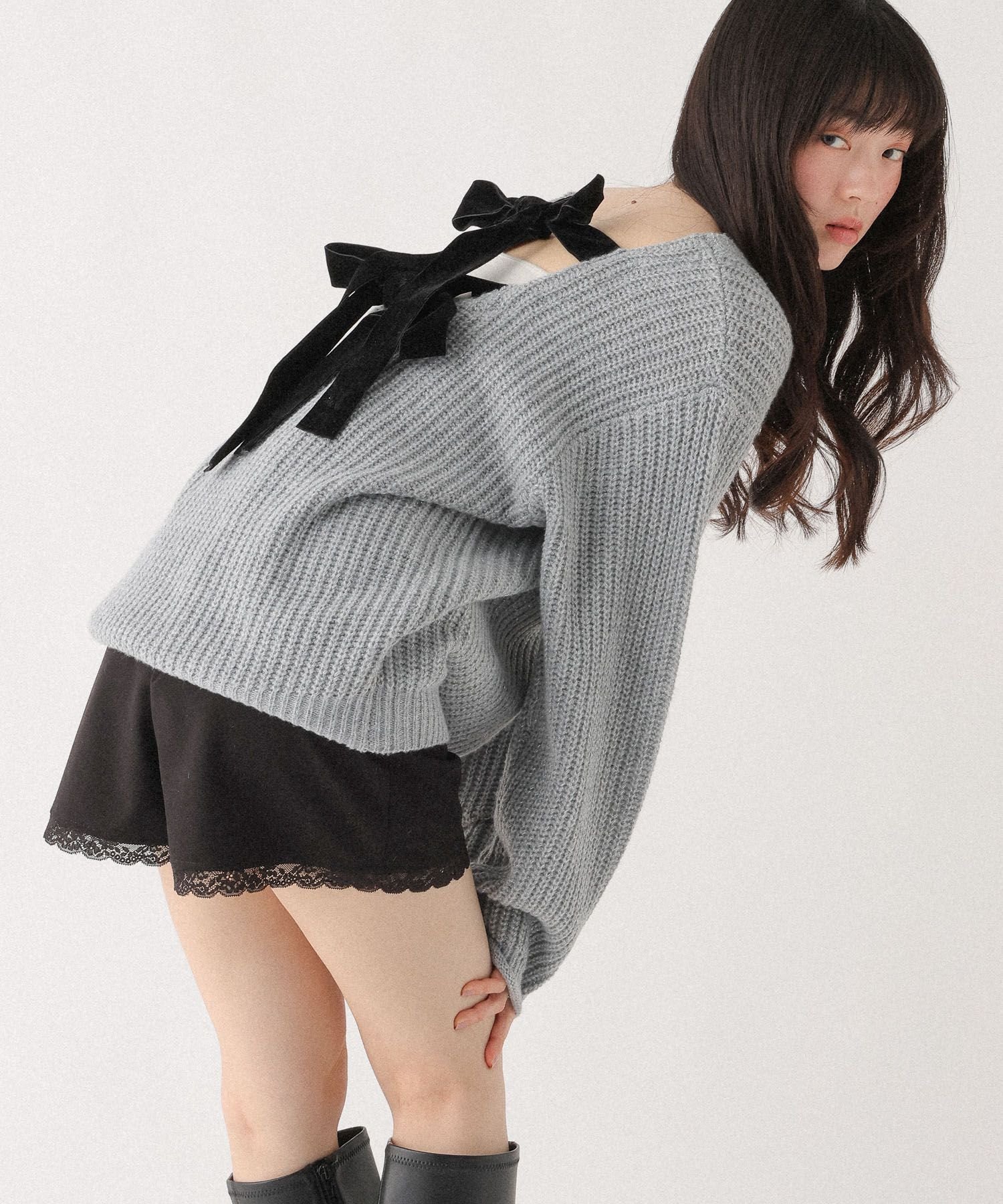 楽天市場】ベロア リボン（ニット・セーター｜トップス）：レディース