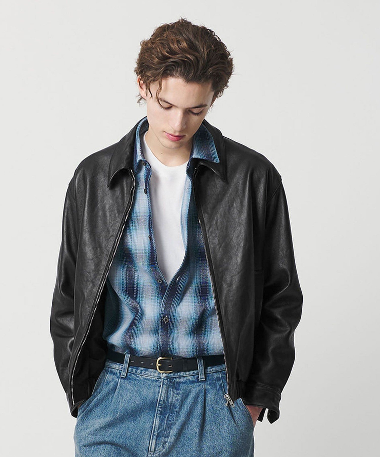 楽天市場】beauty&youth レザージャケットの通販