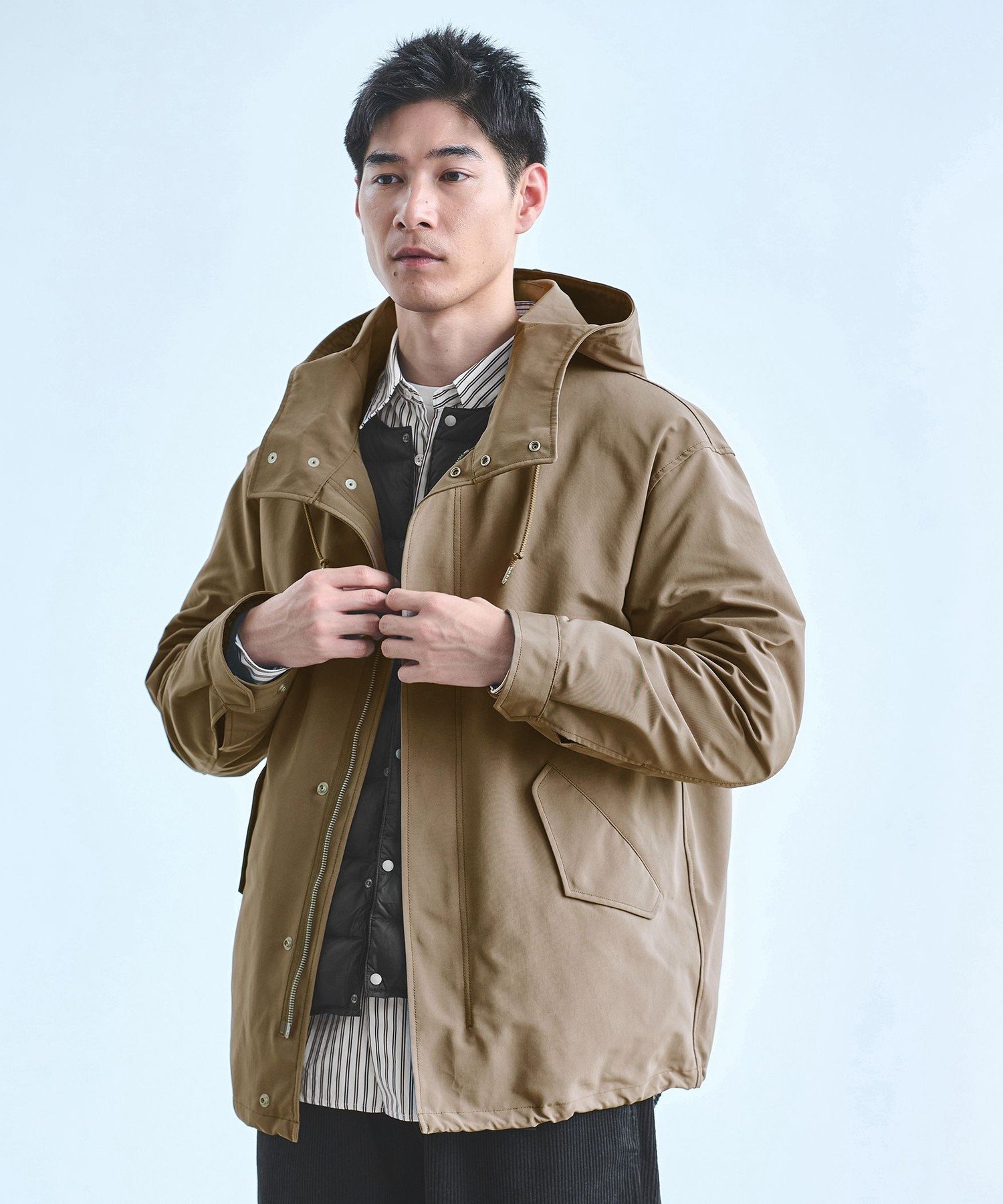 楽天市場】taionライナー 3way ステンカラーコートの通販