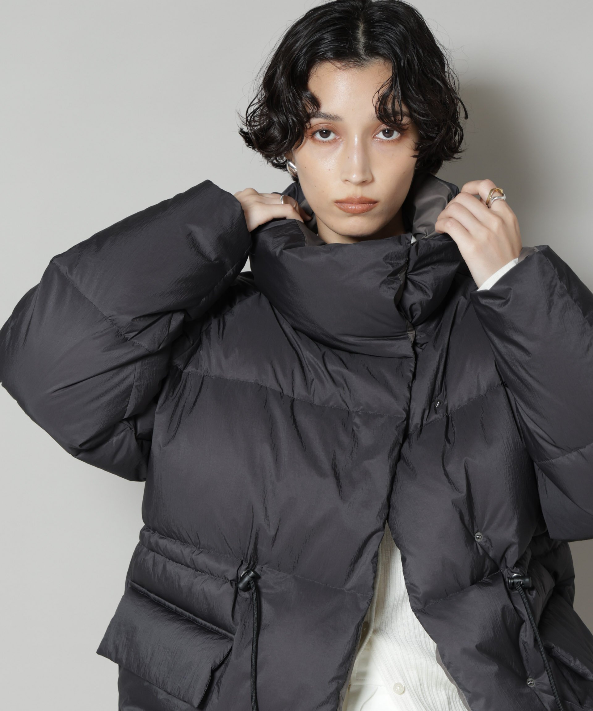 楽天市場】nano・universe 西川ダウン ファーの通販