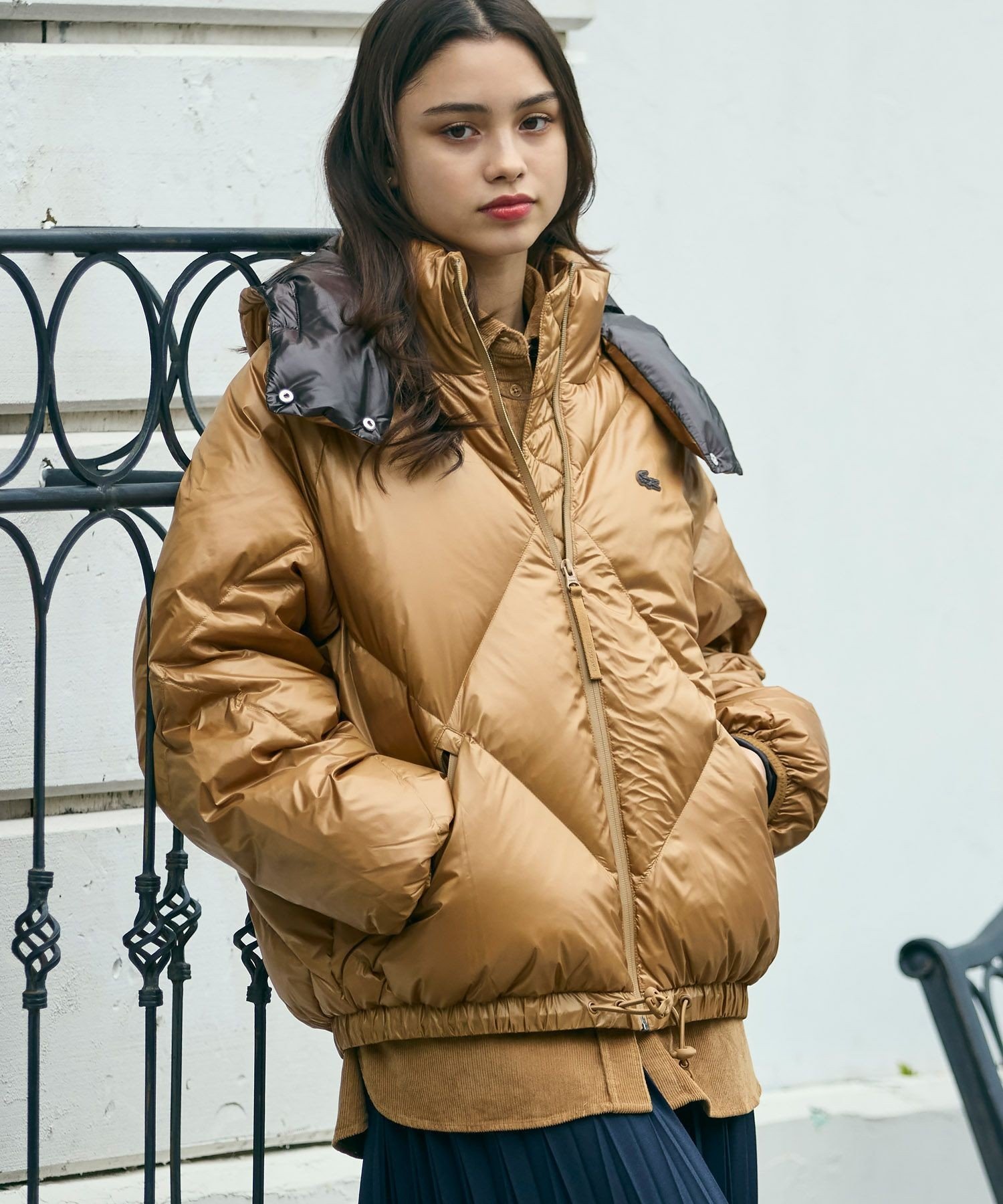 楽天市場】ダウンジャケット レディース（ブランドラコステ）の通販