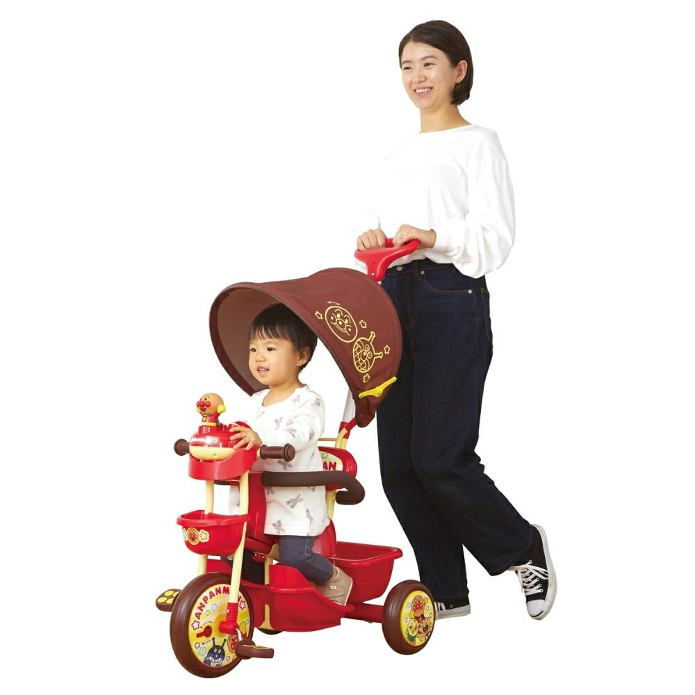 楽天市場】アンパンマン 三輪車 デラックスの通販