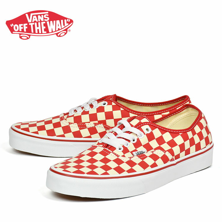 楽天市場】vans チェッカー 赤の通販