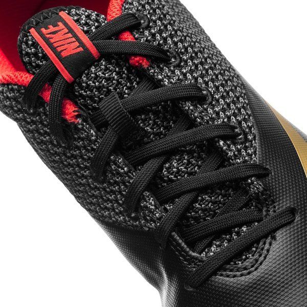 Nike MercurialX Pro TF Black/Metallic Gold/Challenge Red