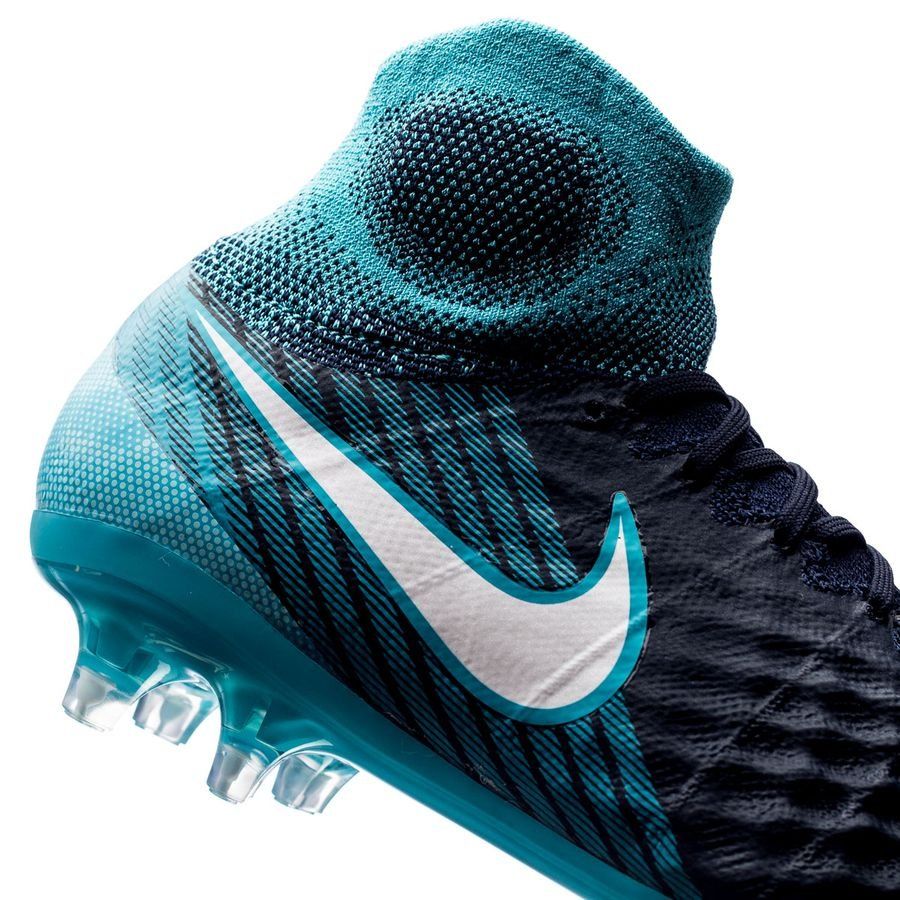 Nike Magista Obra II FG Ice - Obsidian/White/Gamma Blue Kids