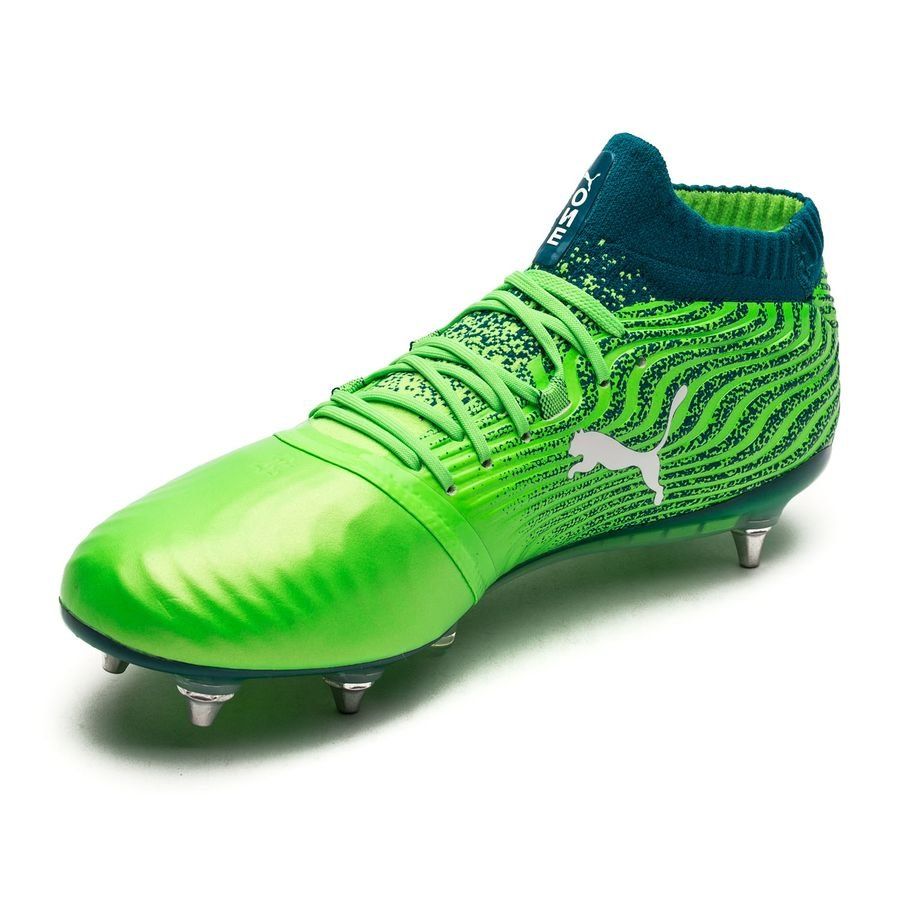 PUMA ONE 18.1 SG Frenzy Pack - Deep Lagoon/Green