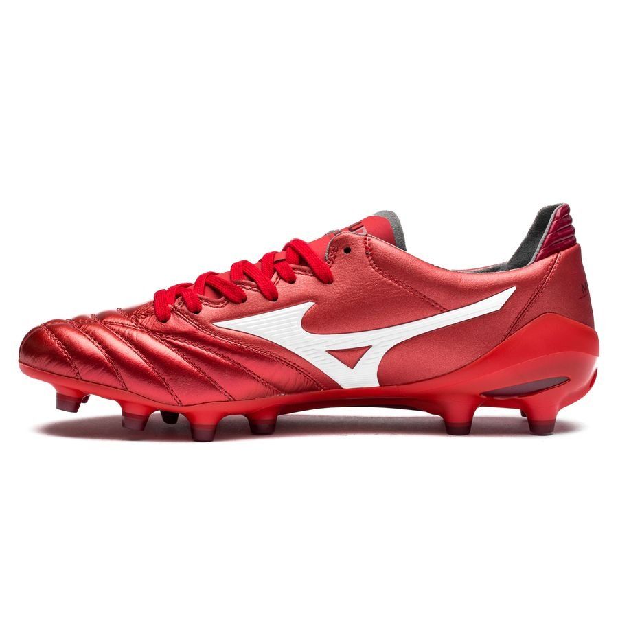 Mizuno Morelia Neo II Made in Japan FG Red Passion Pack - Red/White
