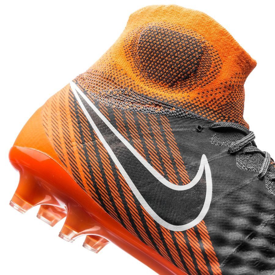 Nike Magista Obra 2 Elite DF FG Fast AF - Dark Grey/Black/Total Orange