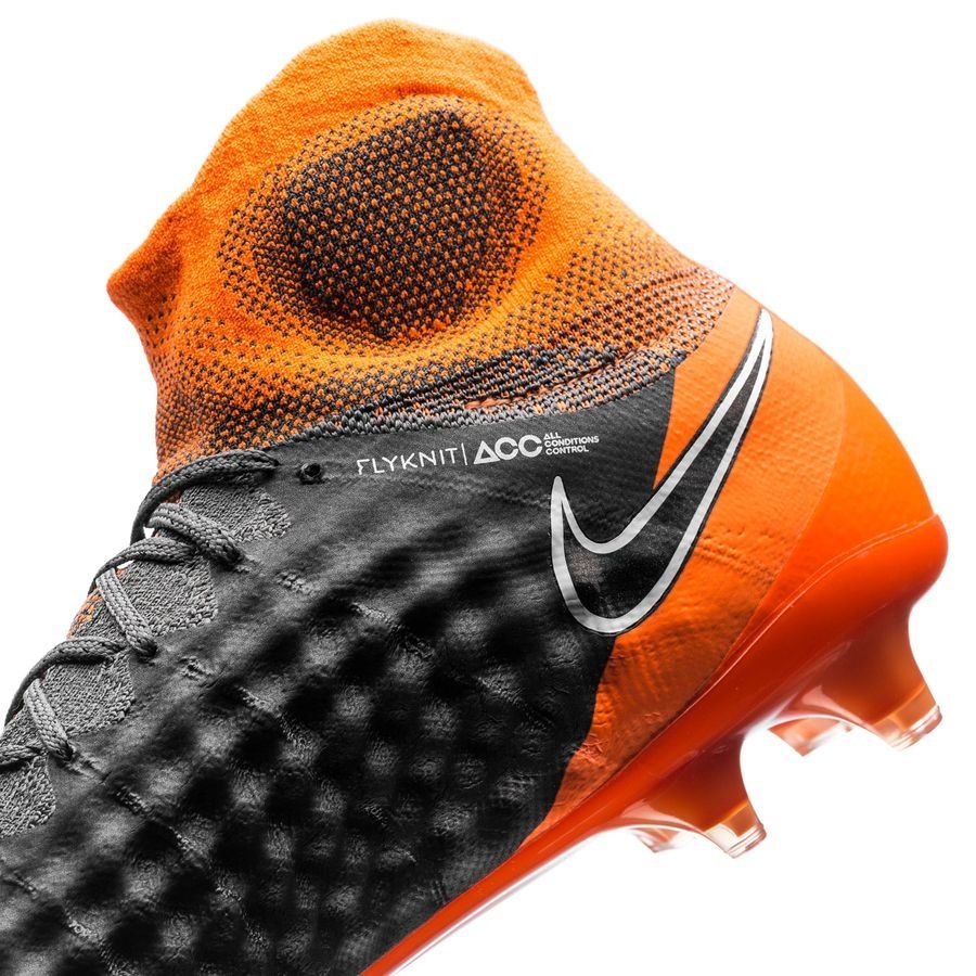 Nike Magista Obra 2 Elite DF FG Fast AF - Dark Grey/Black/Total Orange