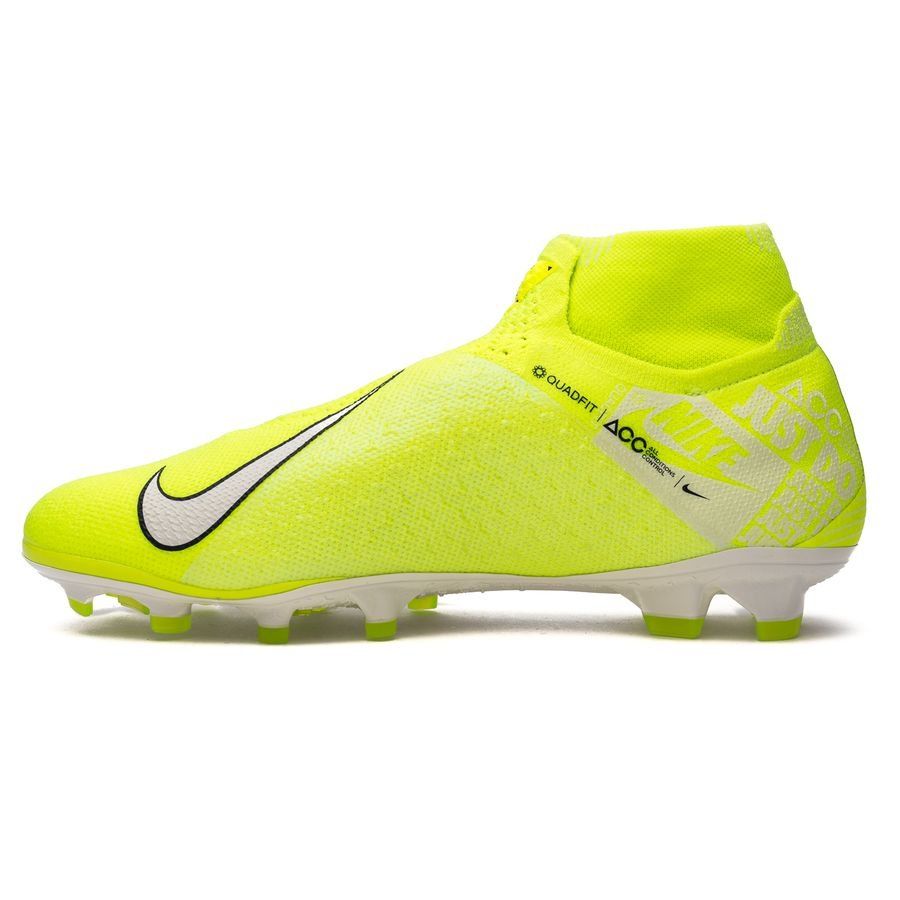 Nike Phantom Vision Elite DF FG New Lights - Volt/White