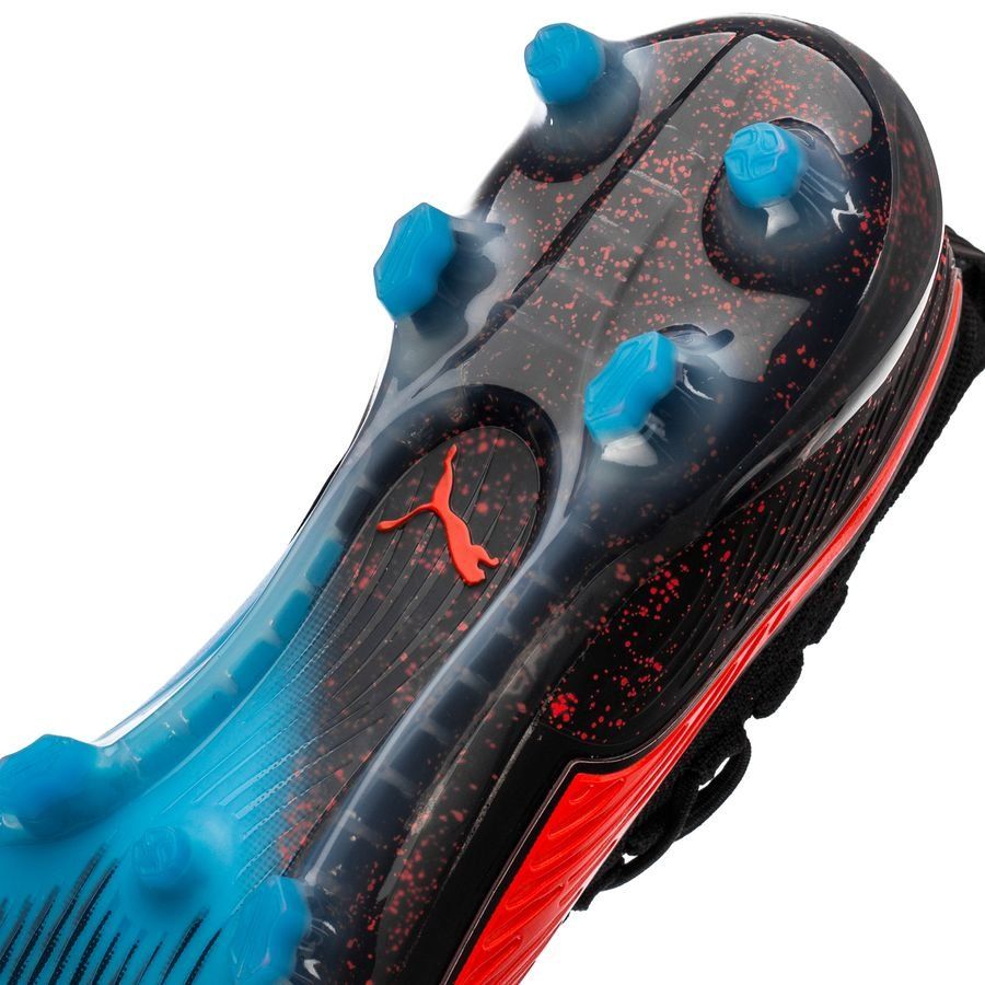 PUMA One 19.1 FG/AG Power Up - Bleu Azur/Red Blast/PUMA Black