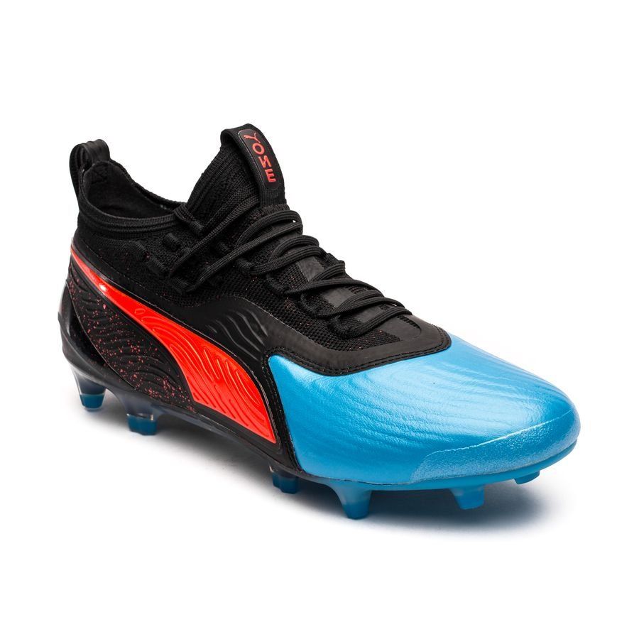 PUMA One 19.1 FG/AG Power Up - Bleu Azur/Red Blast/PUMA Black