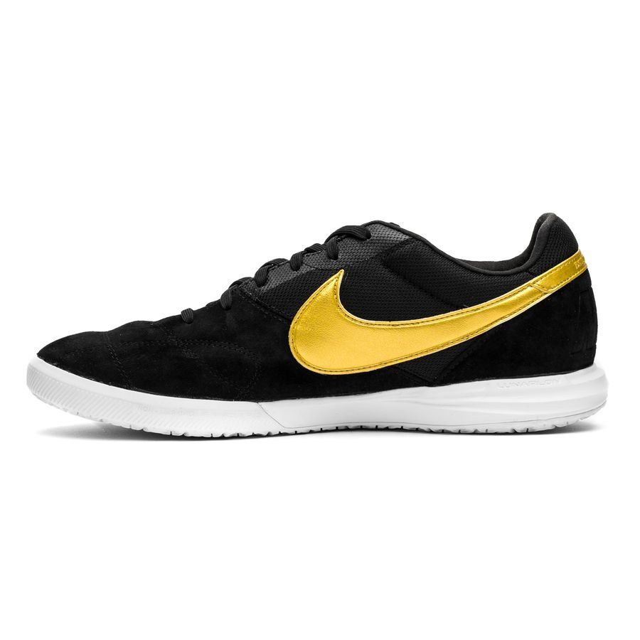 Nike Premier II Sala IC - Black/Metallic Vivid Gold/White