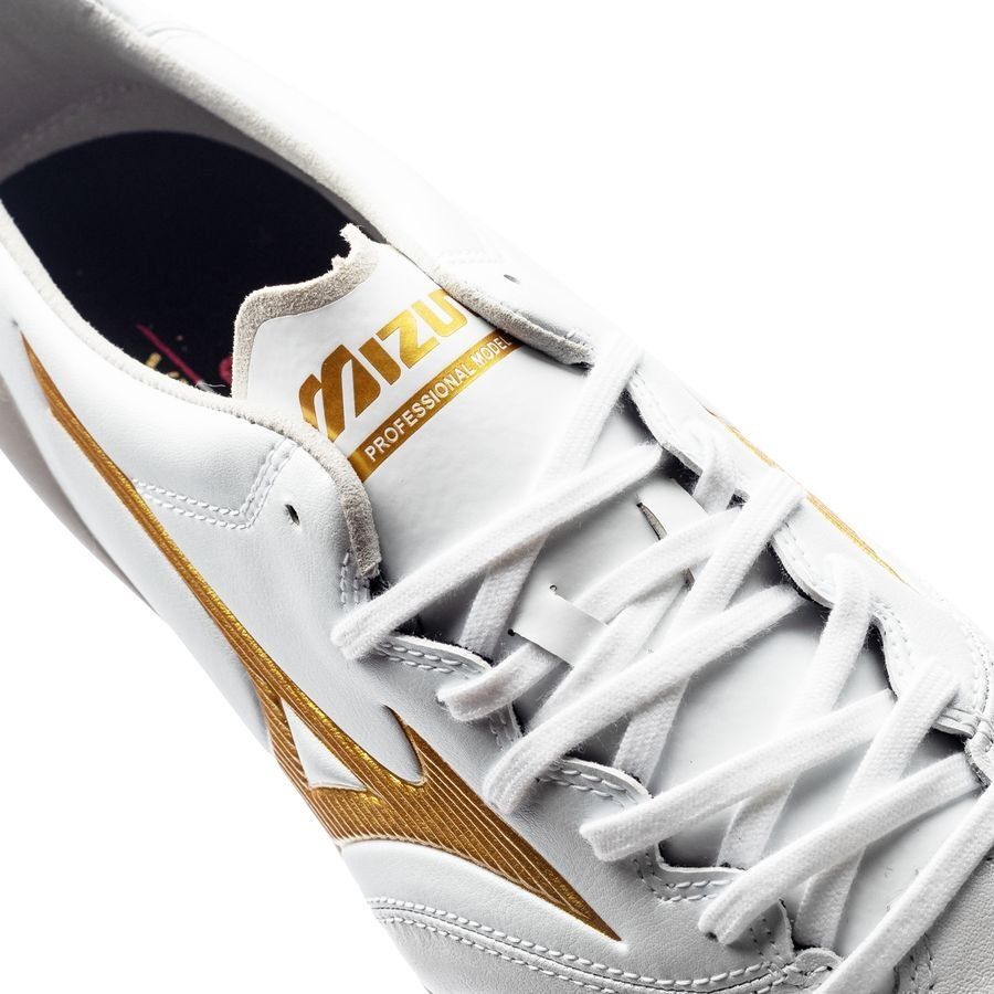 Mizuno Morelia Neo II MD FG Victory Gold - White/Gold